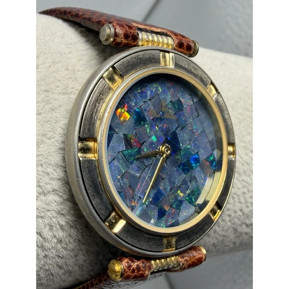 Rodi Ardari Ladies Watch New Battery Australian Opal Face 32MM 7.5
